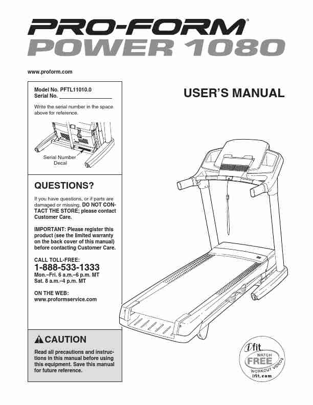 ProForm Treadmill 1080-page_pdf